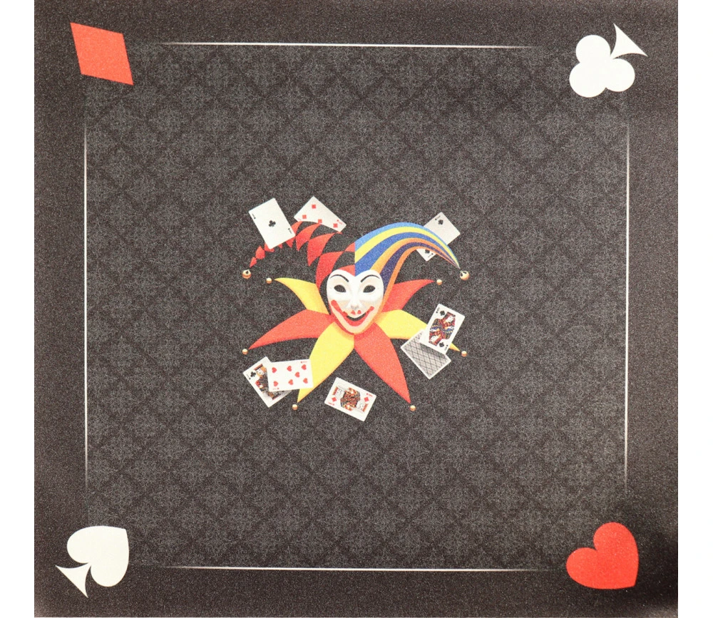 Tapis Jeu Tarot 60 X 60 Cm Joker Noir