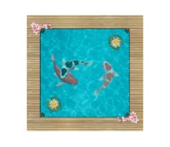 Tapis Multijeux 40x40 Cm Bassin Japonais