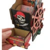 Tour Lanceur De Dés Pirate 14 Cm En Bois