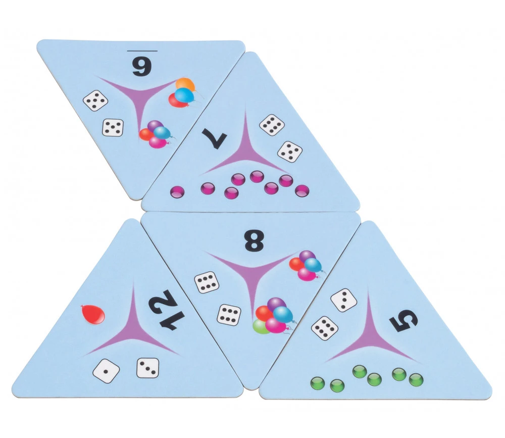 Tri-dominos De 1 à 12 - Chiffres, Points Et Objets – Image 5