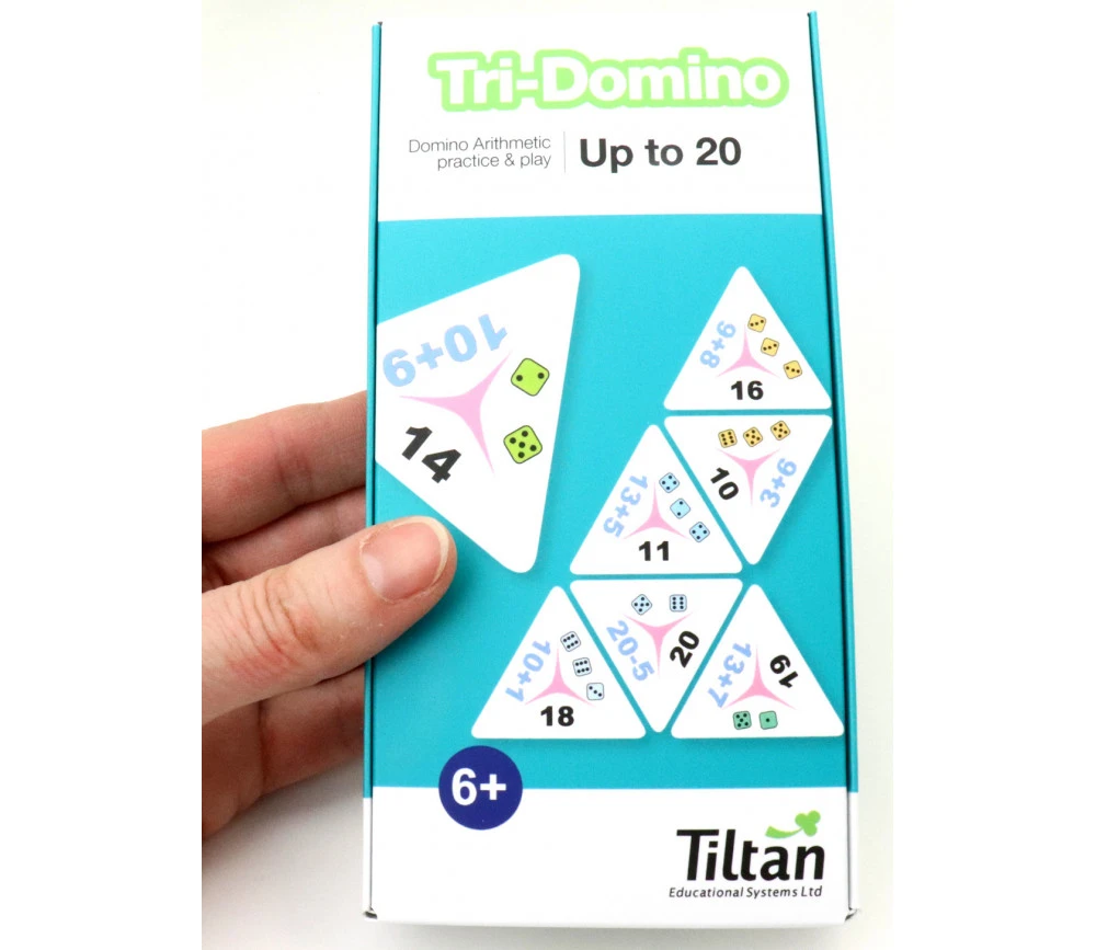 Tri-dominos De 1 à 20 Addition Soustraction Chiffres Et Points. – Image 5