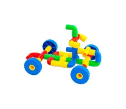 Tubes Emboîtables 64 Pièces - Jeu Construction Véhicule
