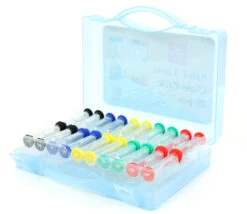 Valisette 20 Sabliers Pour Jeux : 30 Sec,1,3,5 Et 10 Minutes - 9 Cm MM